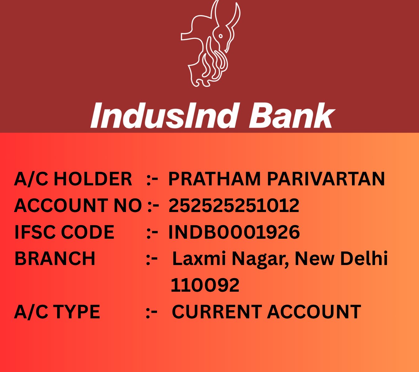 Bank Details